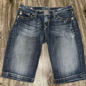 Big Star Vivian bermuda jean shorts women's 28